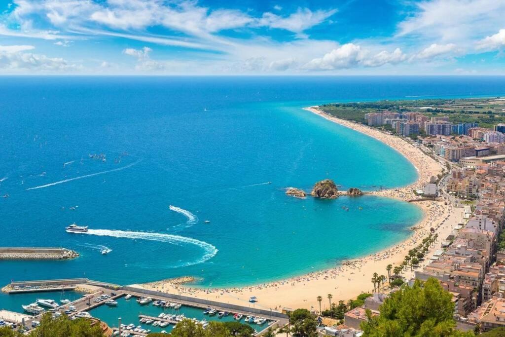 Alegre Apto Con Piscina, A 300M De La Playa. Бланес Екстер'єр фото